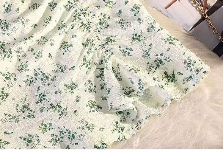 2024 Little Green Flower Dress